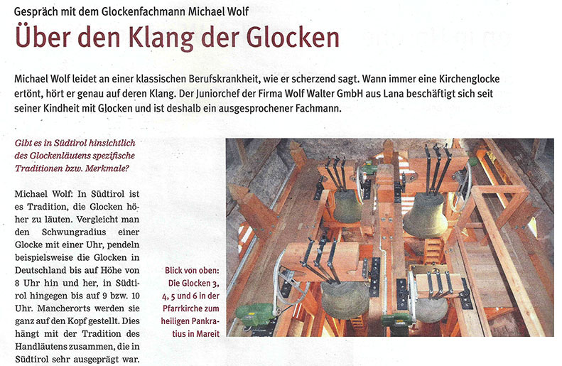 Vorschau Interview Michael Wolf - Katholisches Sonntagsblatt Nr. 29